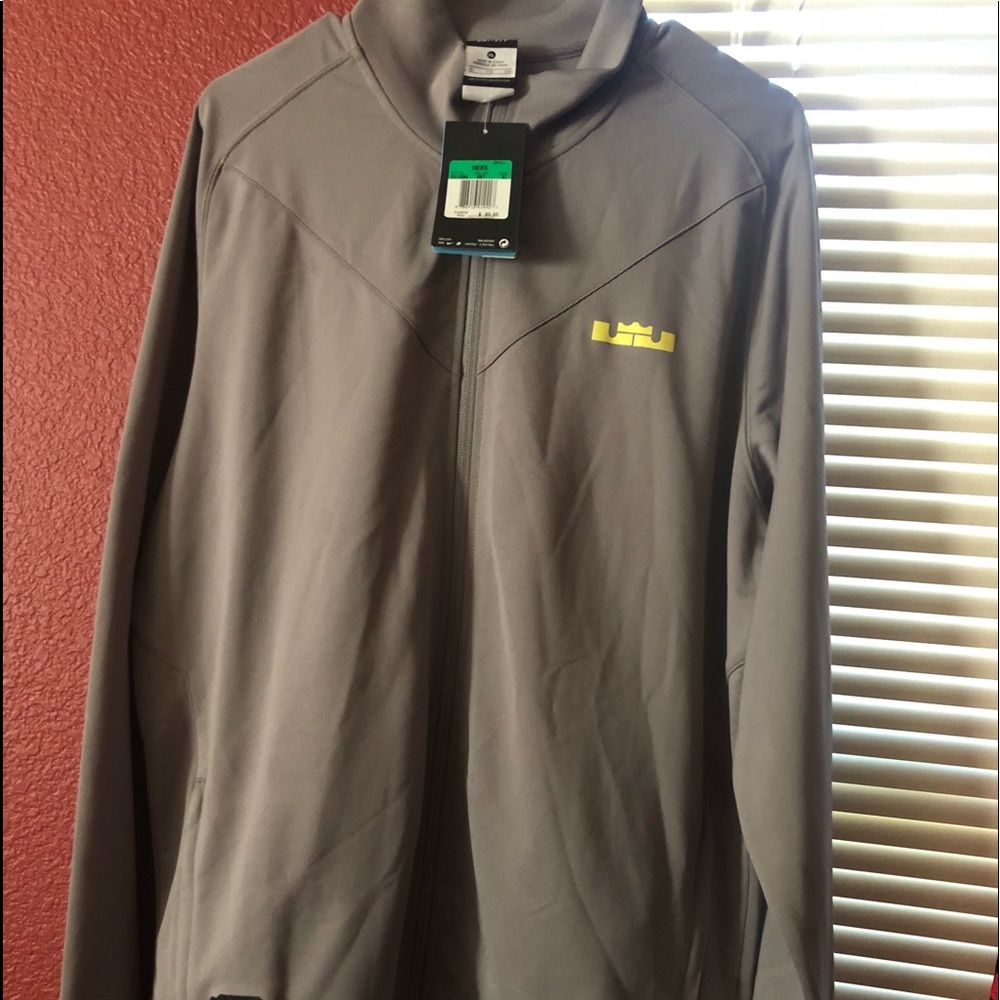 Nike Dri fit full zip jacket “king James”